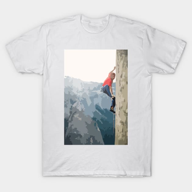 Tommy Caldwell Painting T-Shirt by gktb